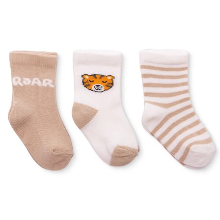 HelloBaby Erkek Bebek 3lü Soket Çorap Hayvan Baskılı