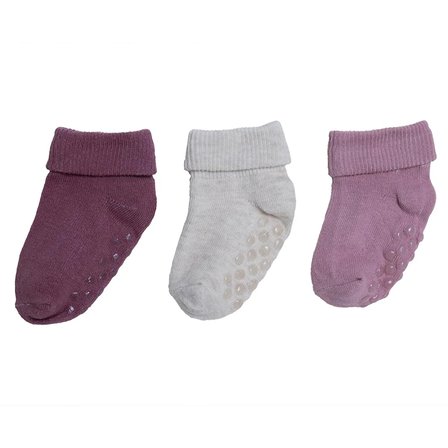 HelloBaby Kız Bebek 3lü Kıvrık Çorap