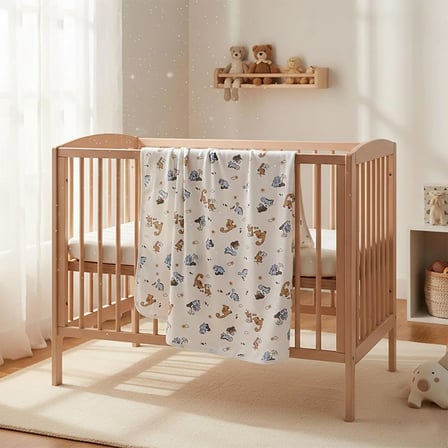 Little Dreams Erkek Bebek Battaniye Dinozor Baskılı