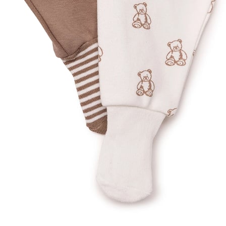 HelloBaby Erkek Bebek 2li Pantolon Ayı Baskılı Çoraplı