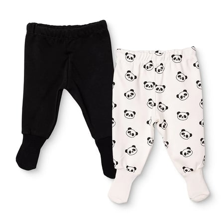 HelloBaby Erkek Bebek 2li Pantolon Hayvan Baskılı Çoraplı
