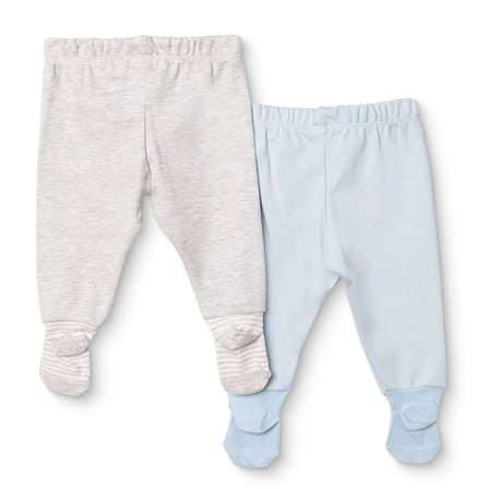 HelloBaby Erkek Bebek 2li Pantolon Hayvan Baskılı Çoraplı