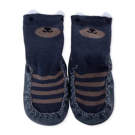 HelloBaby Erkek Bebek Çarık Çorap Hayvan Baskılı