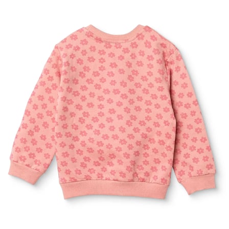 HelloBaby Kız Bebek Sweatshirt Çiçek Baskılı Bisiklet Yaka Long Sleeve