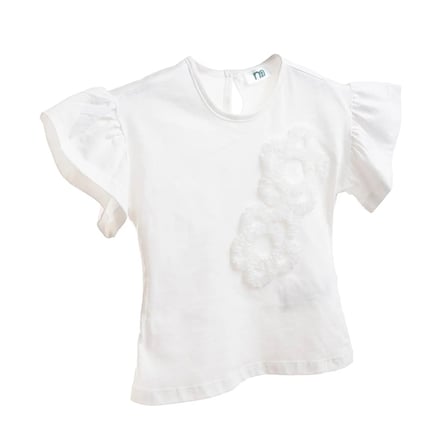 Mothercare Kız Bebek Bluz Çiçek Baskılı Bisiklet Yaka Short Sleeve