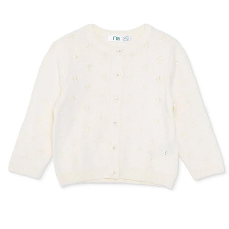 Mothercare Kız Bebek Triko Hırka Düğmeli Bisiklet Yaka Uzun Kol