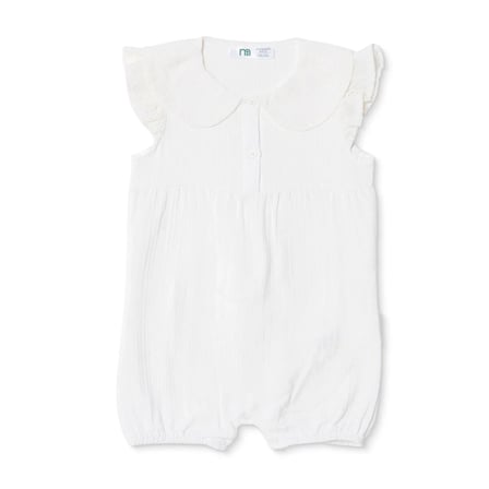 Mothercare Kız Bebek Kısa Tulum Çiçek Baskılı Çıtçıtlı Bebe Yaka Atlet Lastikli