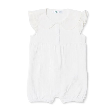 Mothercare Kız Bebek Kısa Tulum Çiçek Baskılı Çıtçıtlı Bebe Yaka Atlet Lastikli