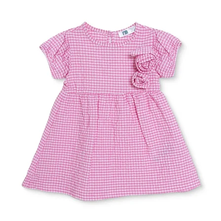 Mothercare Kız Bebek Elbise Bisiklet Yaka Kısa Kol