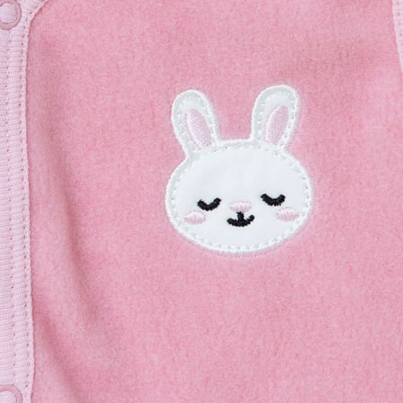 HelloBaby Kız Bebek Yelek Hayvan Baskılı Çıtçıtlı V Yaka Atlet