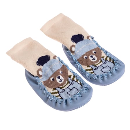HelloBaby Erkek Bebek Çarık Çorap Araba Baskılı
