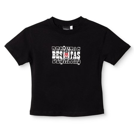 Beşiktaş Unisex Lisans Tişört Bisiklet Yaka Kısa Kol