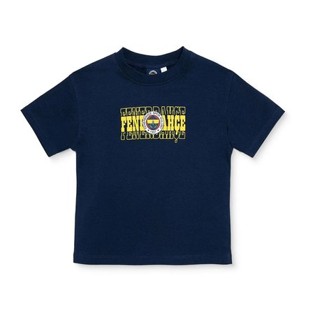 Fenerbahçe Unisex Lisans Tişört Bisiklet Yaka Kısa Kol