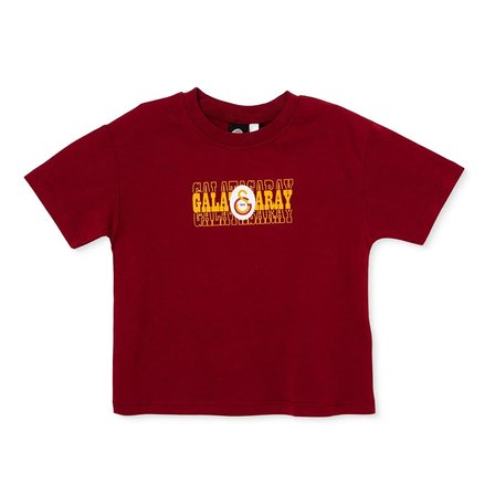 Galatasaray Unisex Lisans Tişört Bisiklet Yaka Kısa Kol