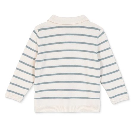 Mothercare Erkek Bebek Kazak Çizgili Polo Yaka Uzun Kol