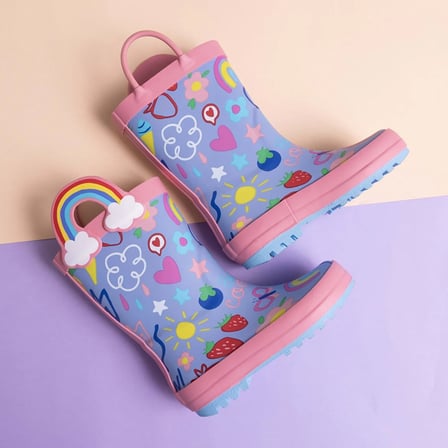 HelloBaby Kız Bebek Yağmur Çizmesi