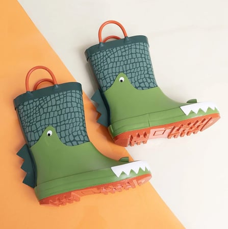 HelloBaby Erkek Bebek Yağmur Çizmesi Hayvan Baskılı