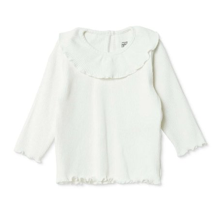 HelloBaby Kız Bebek Sweatshirt Düğmeli Bisiklet Yaka Uzun Kol