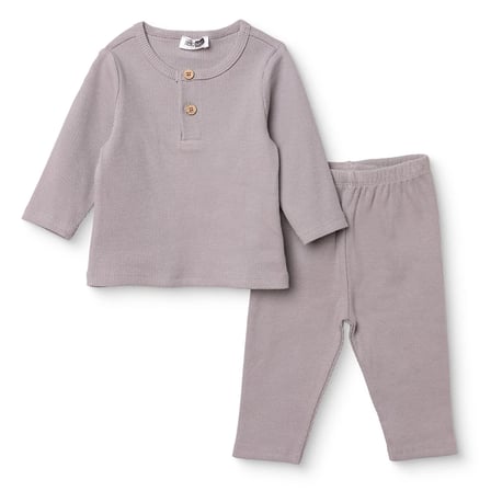 HelloBaby Erkek Bebek Sweatshirt-Alt Çıtçıtlı Bisiklet Yaka Uzun Kol Patiksiz