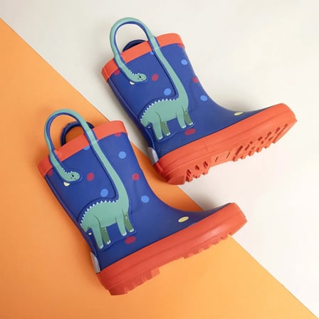 HelloBaby Erkek Bebek Yağmur Çizmesi Dinozor Baskılı