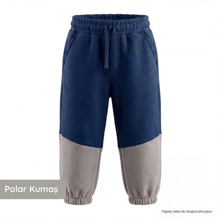 HelloBaby Erkek Bebek Polar Pantolon Bağcıklı Lastikli