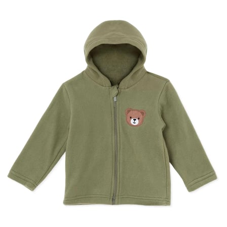 HelloBaby Erkek Bebek Polar Hırka Fermuarlı Dik Yaka Long Sleeve