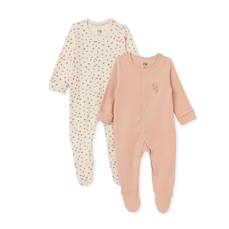 Mothercare Kız Bebek Tulum Çiçek Baskılı Çıtçıtlı Bisiklet Yaka Long Sleeve Patikli