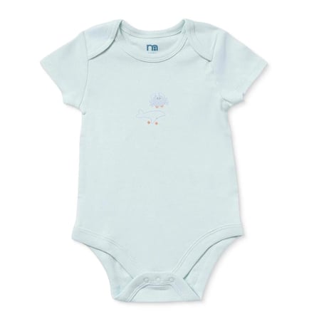 Mothercare Erkek Bebek 5li Body Hayvan Baskılı Çıtçıtlı Zarf Yaka Long Sleeve