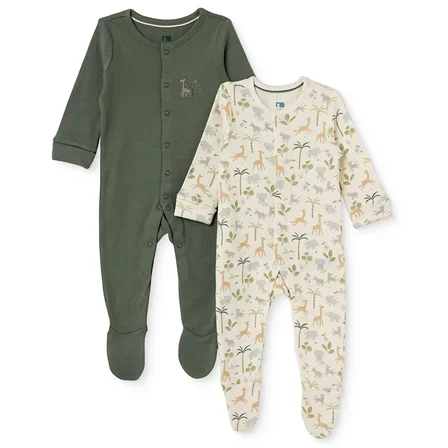 Mothercare Erkek Bebek Tulum Safari Baskılı Çıtçıtlı Bisiklet Yaka Long Sleeve Patikli