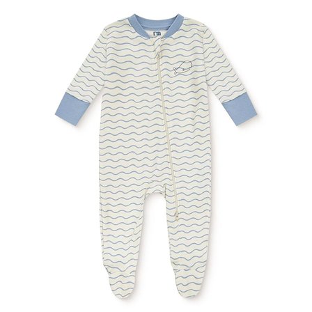 Mothercare Erkek Bebek Tulum Çizgili Çıtçıtlı Bisiklet Yaka Long Sleeve Patikli