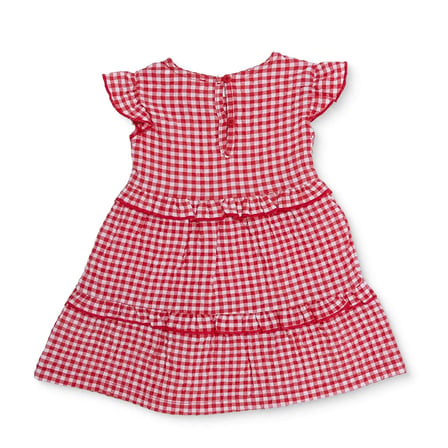Mothercare Kız Bebek Elbise Bisiklet Yaka Kısa Kol Reçme