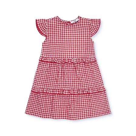 Mothercare Kız Bebek Elbise Bisiklet Yaka Kısa Kol Reçme
