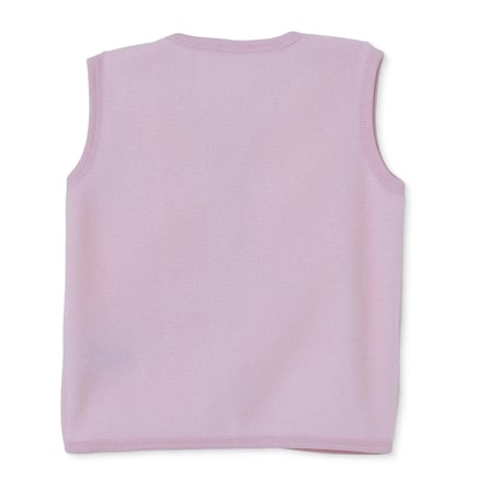 HelloBaby Kız Bebek Polar Yelek Çıtçıtlı V Yaka Atlet