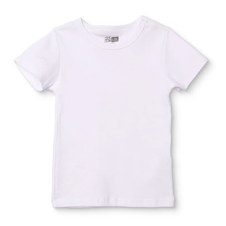 HelloBaby Unisex Fanila Bisiklet Yaka Kısa Kol