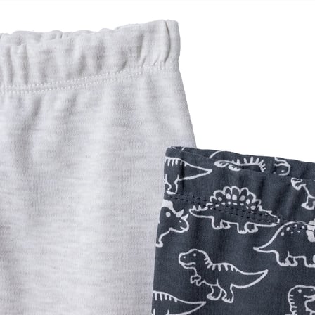 HelloBaby Erkek Bebek 2li Pantolon Dinozor Baskılı Çoraplı