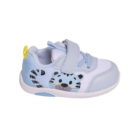 BabyWalk Erkek Bebek Spor Ayakkabı Hayvan Baskılı Cırt Bantlı