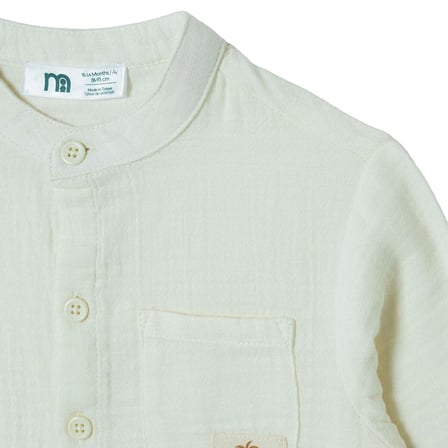 Mothercare Erkek Bebek Gömlek Düğmeli Gömlek Yaka Long Sleeve
