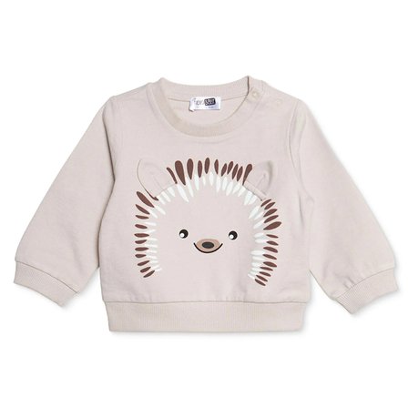 HelloBaby Erkek Bebek Sweatshirt Hayvan Baskılı Çıtçıtlı Bisiklet Yaka Long Sleeve