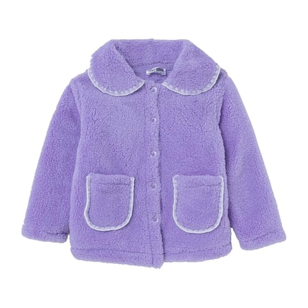 HelloBaby Kız Bebek Welsoft Hırka Düğmeli Bebe Yaka Long Sleeve
