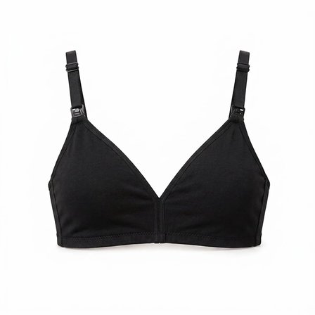baby mom Anne Kapsız Emzirme Sütyeni Dantel Yaka Strappy