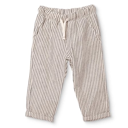HelloBaby Erkek Bebek Pantolon Çizgili Bağcıklı Reçme