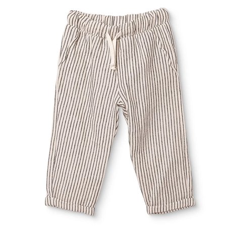 HelloBaby Erkek Bebek Pantolon Çizgili Bağcıklı Reçme