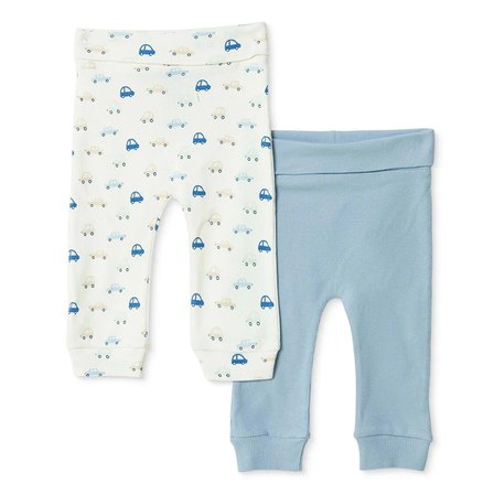 HelloBaby Kız Bebek 2li Alt Araba Baskılı Patiksiz