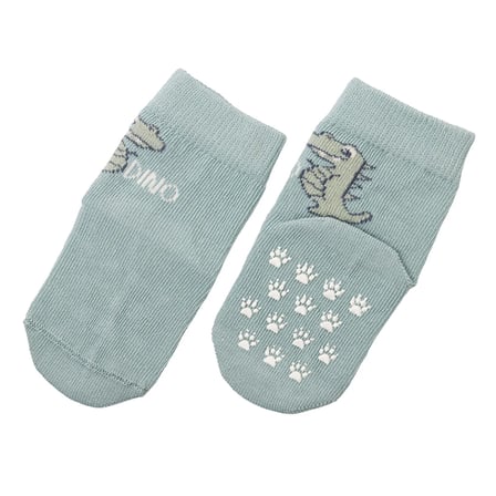 HelloBaby Erkek Bebek 3lü Kaydırmaz Çorap Hayvan Baskılı