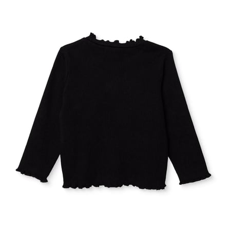 HelloBaby Kız Bebek Tişört Çiçek Baskılı Bisiklet Yaka Long Sleeve