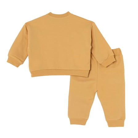 Bebetto Erkek Bebek Sweatshirt-Alt Hayvan Baskılı Bisiklet Yaka Long Sleeve Patiksiz