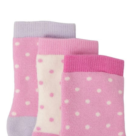 HelloBaby Kız Bebek 3lü Havlu Çorap