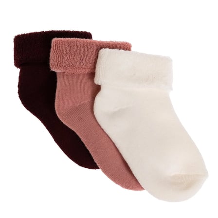 HelloBaby Kız Bebek 3lü Havlu Çorap