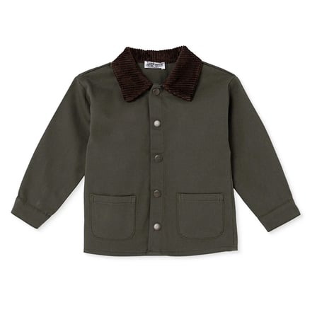 HelloBaby Erkek Bebek Ceket Çıtçıtlı Gömlek Yaka Long Sleeve