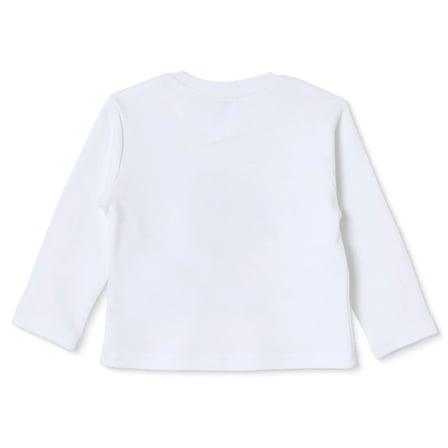 HelloBaby Kız Bebek Tişört Çiçek Baskılı Bisiklet Yaka Long Sleeve
